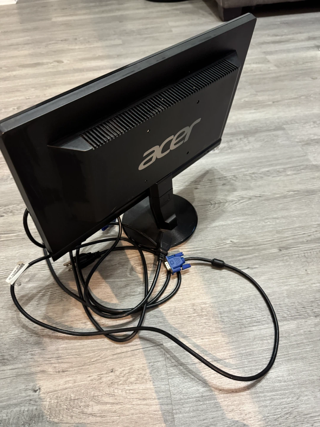 Acer Black Computer Monitor - photo 2