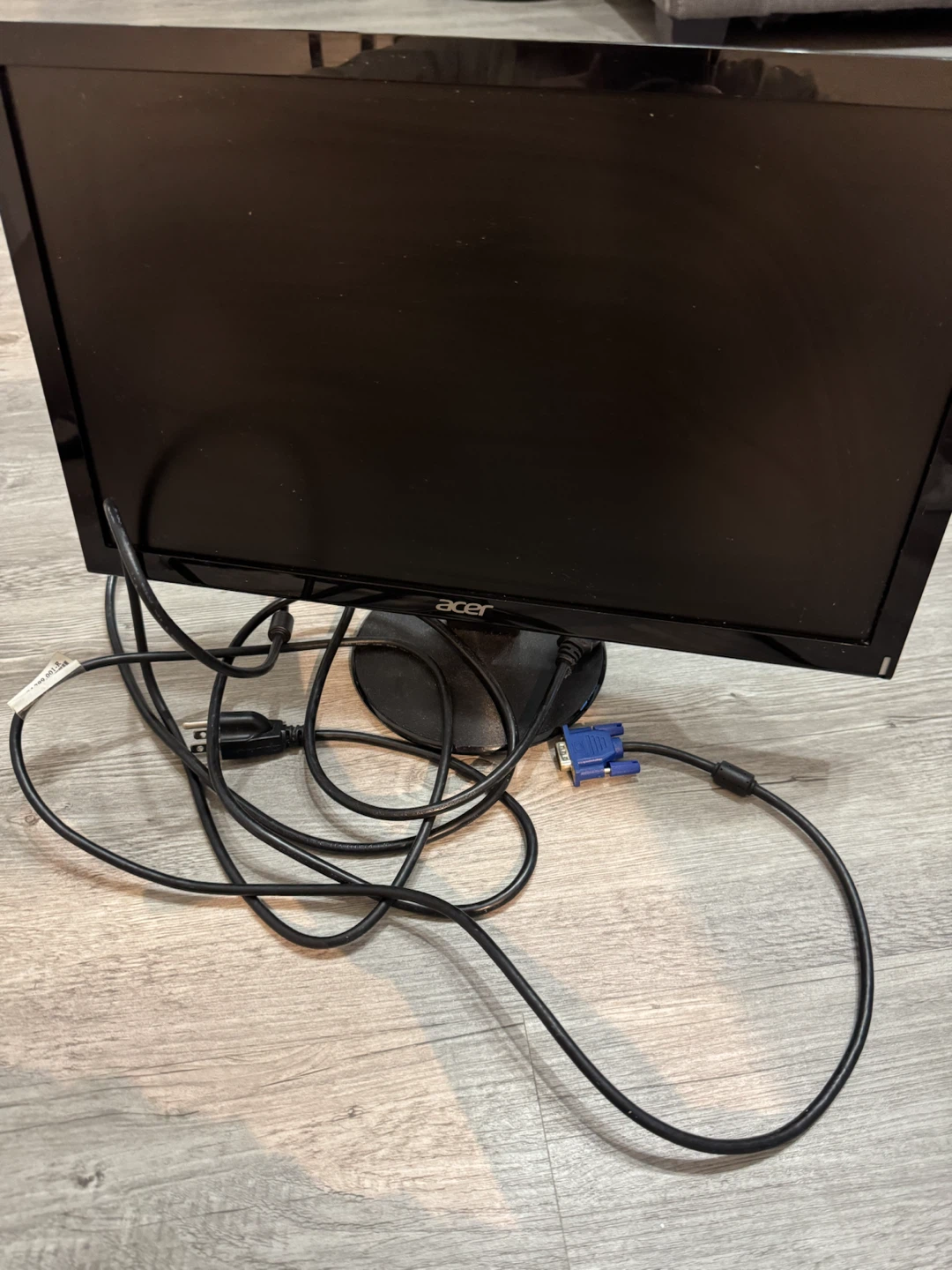 Acer Black Computer Monitor - photo 3