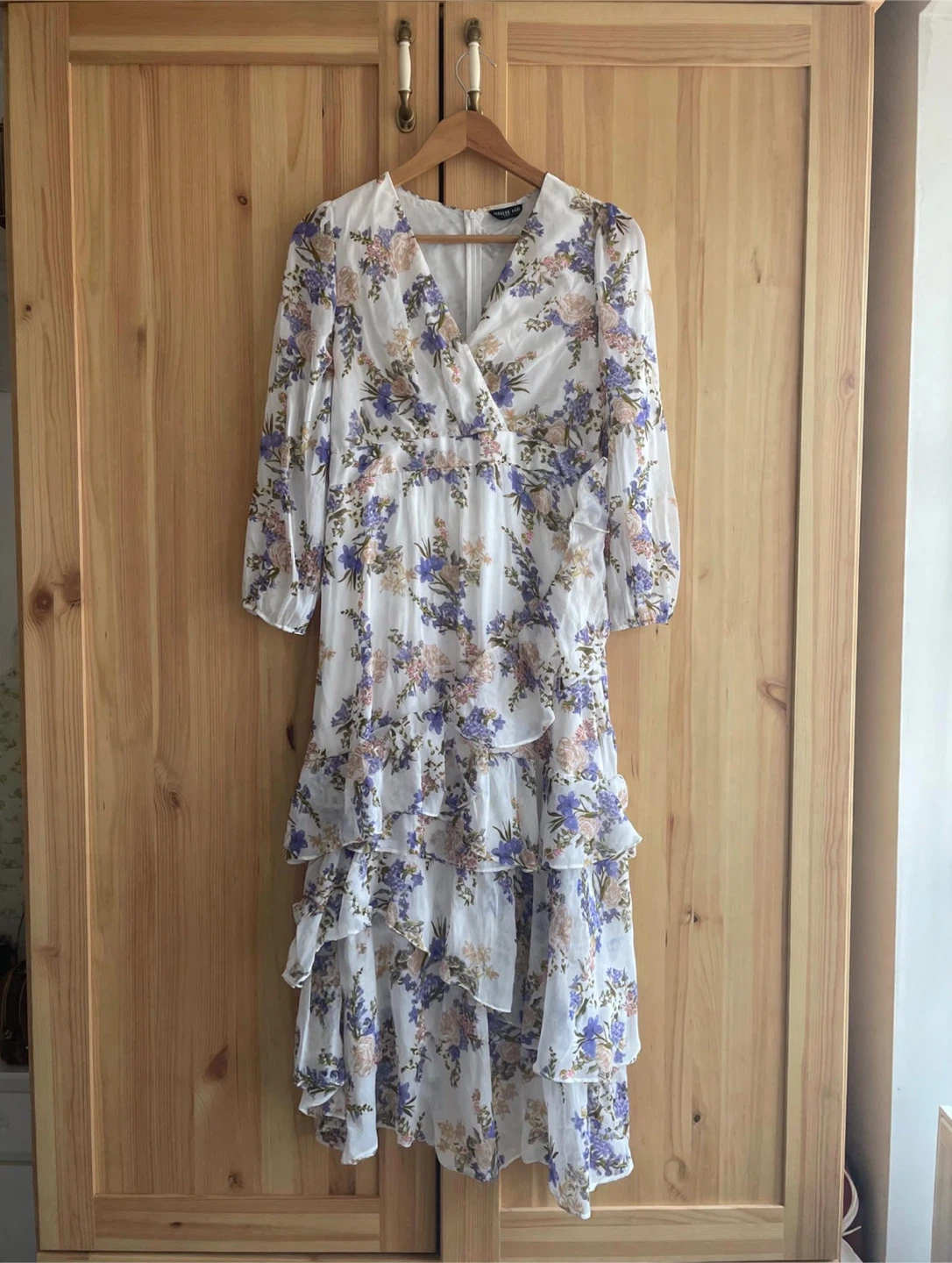 Floral Ruffle Midi Dress - photo 2