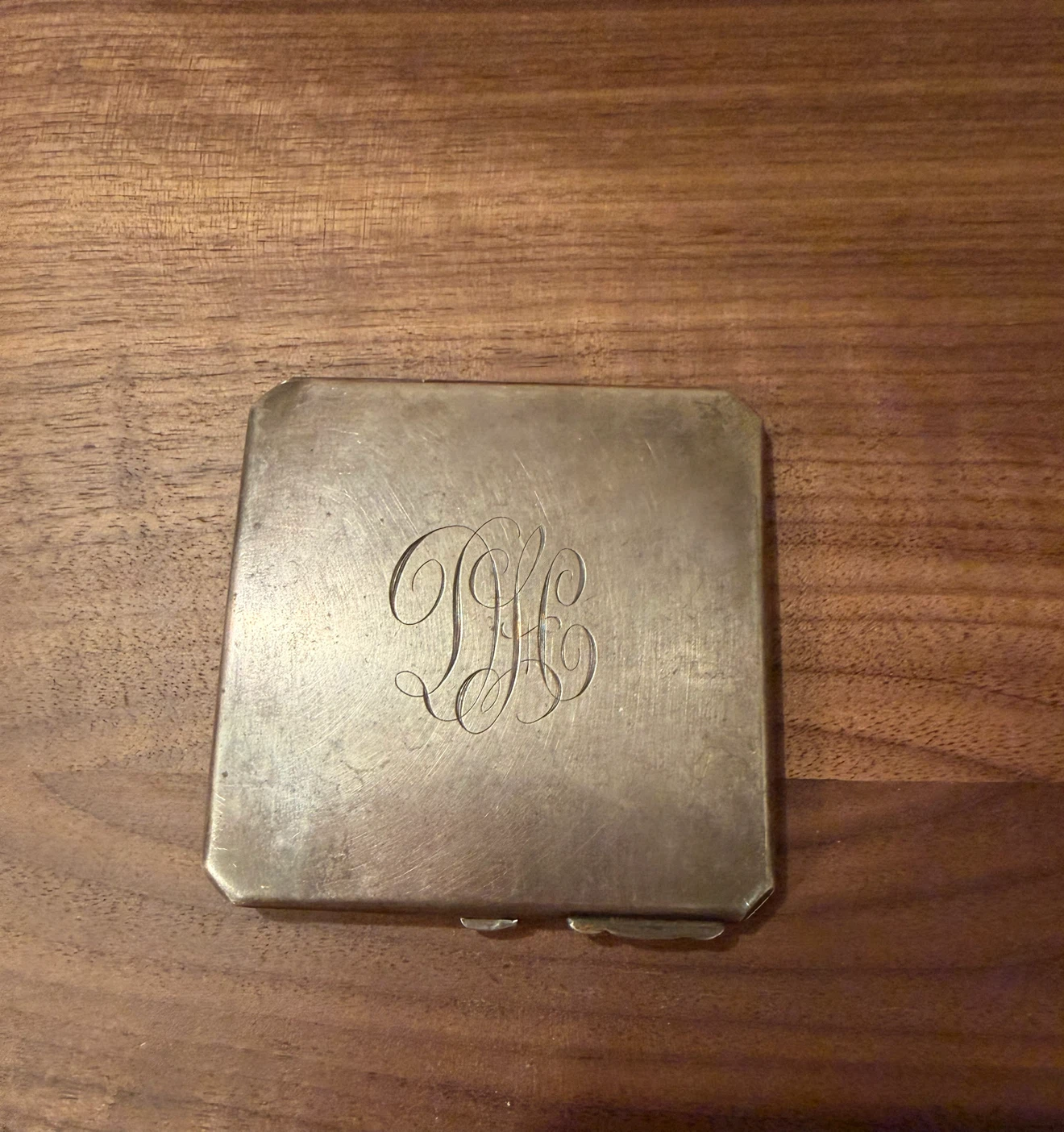 VINTAGE BIRKS 925 STERLING SILVER COMPACT POWDER MAKEUP MIRROR