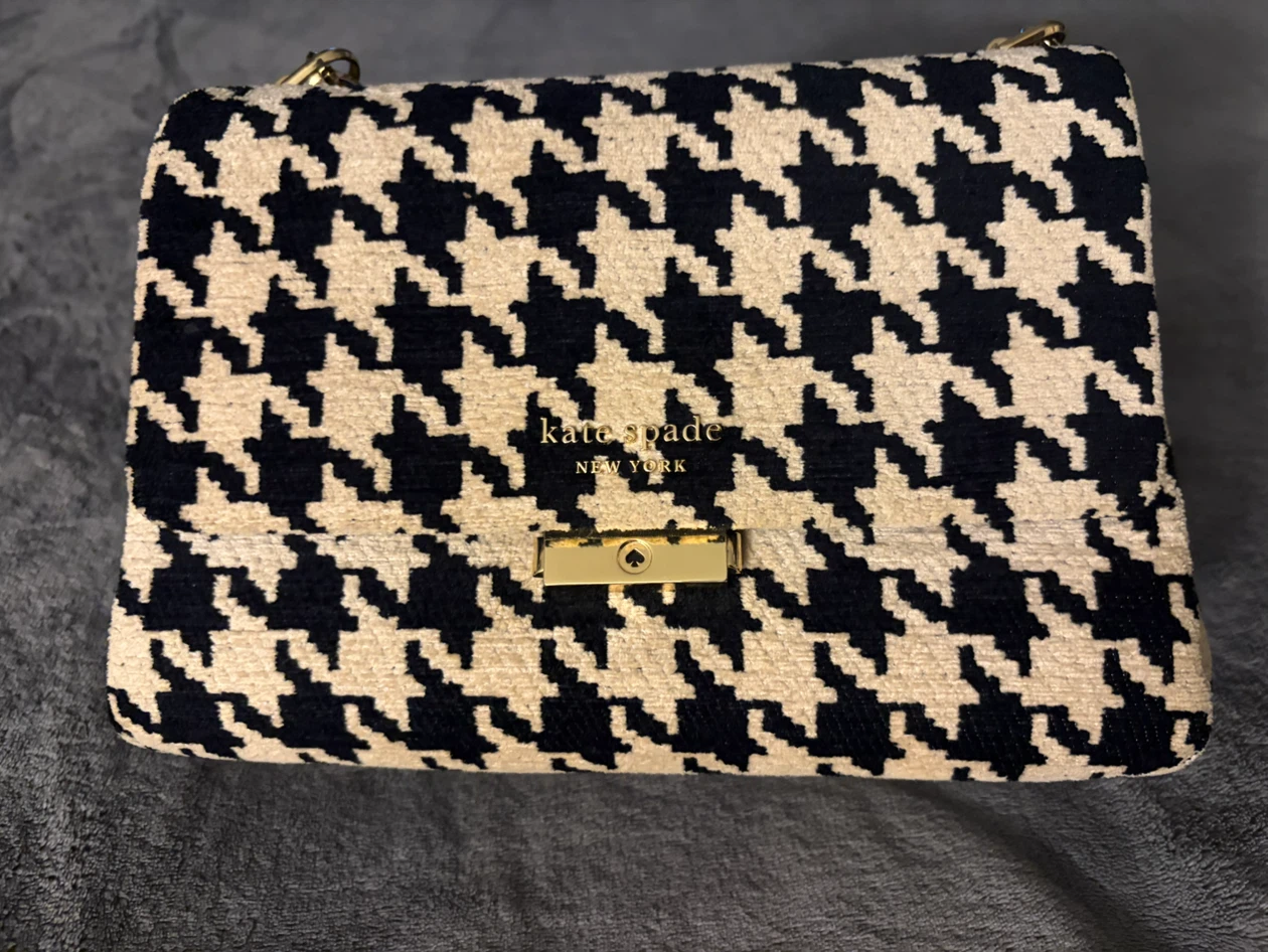 Kate Spade Houndstooth Shoulder Bag
