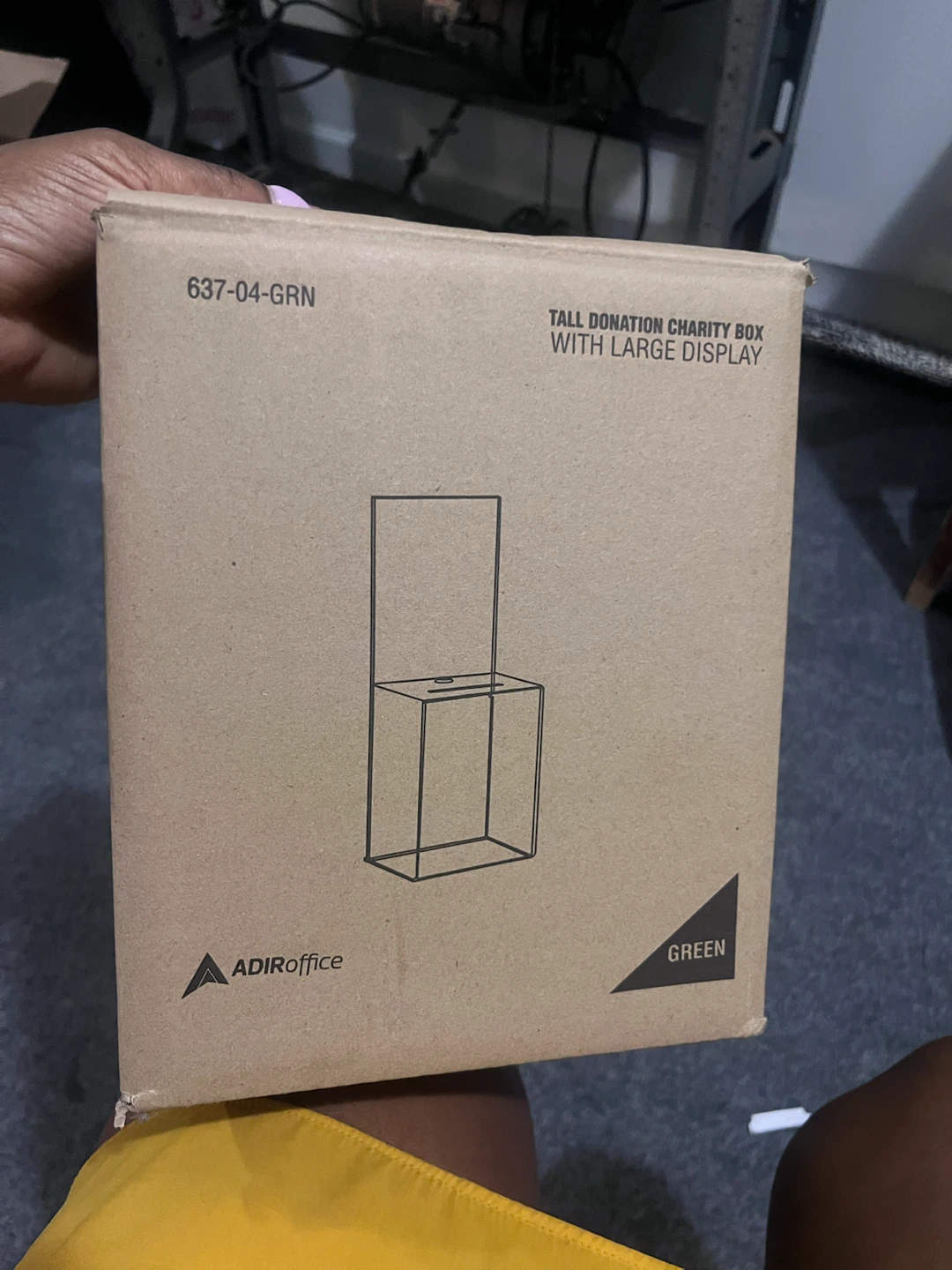 ADiRoffice Tall Donation Charity Box with Large Display - photo 2