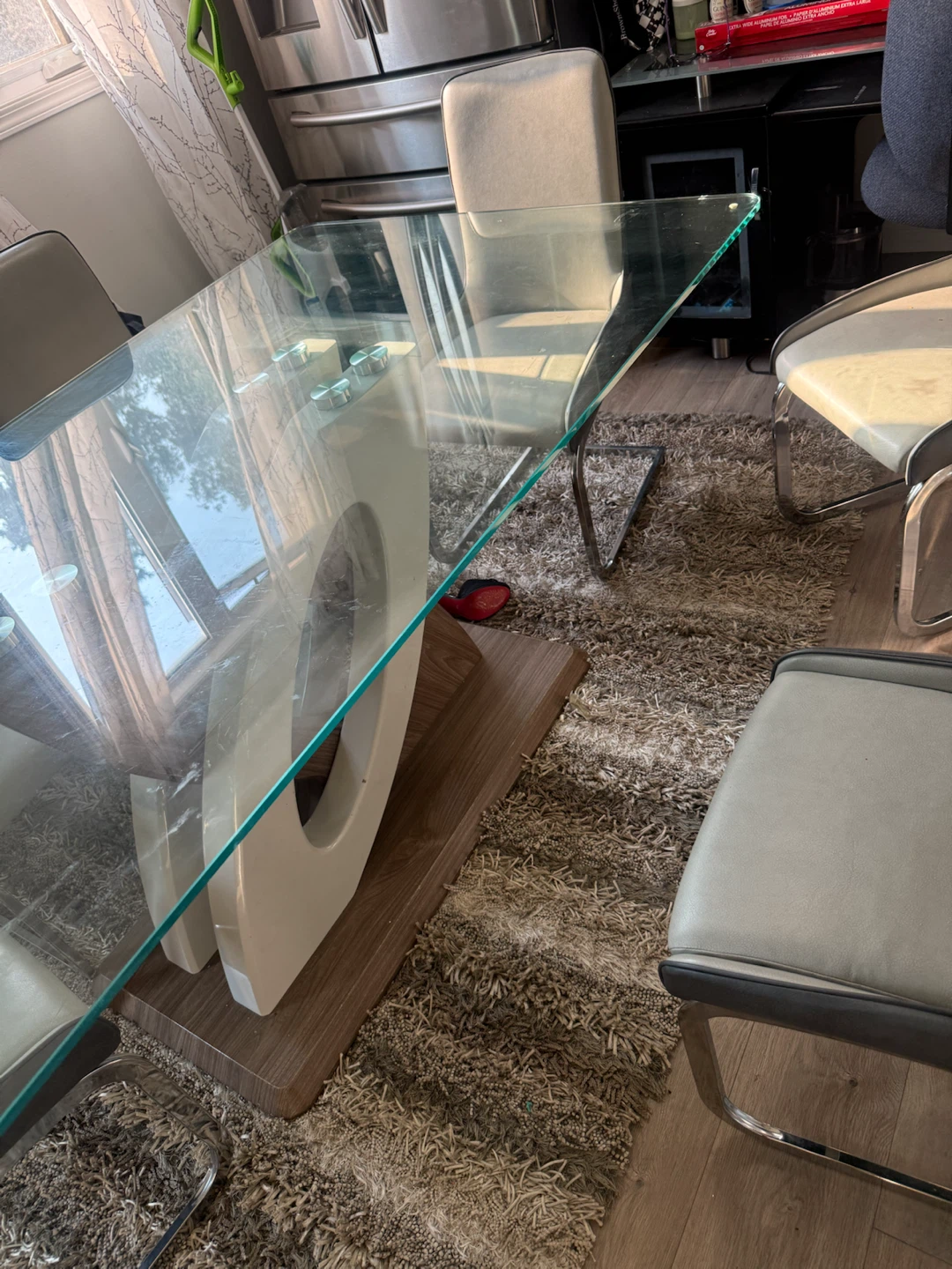 Modern Glass Dining Table