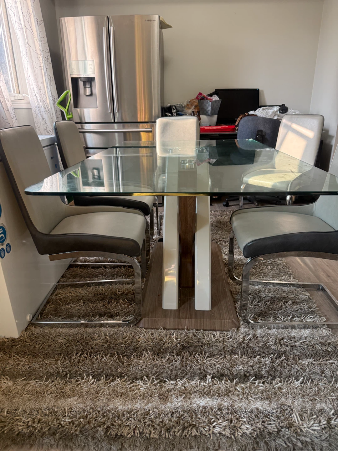 Modern Glass Dining Table - photo 4