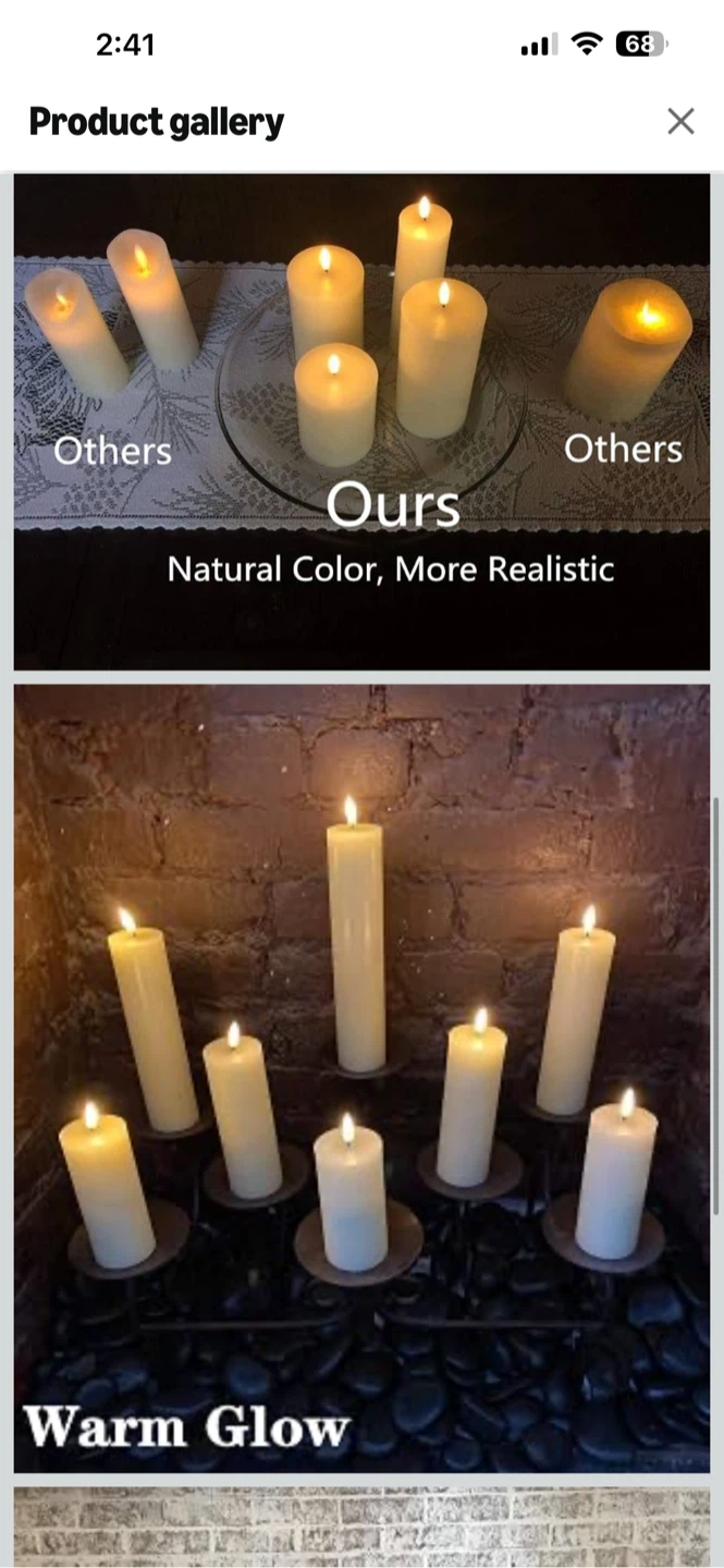 Eywamage Flameless LED Candles Set of 9 - photo 3