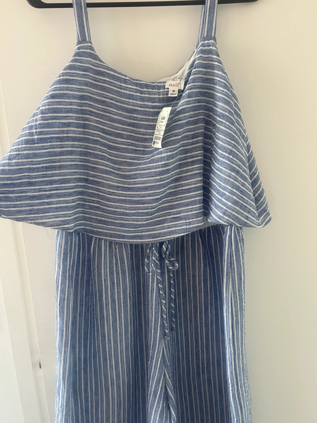 Naif! Striped Jumpsuit - Size 1X - photo 3