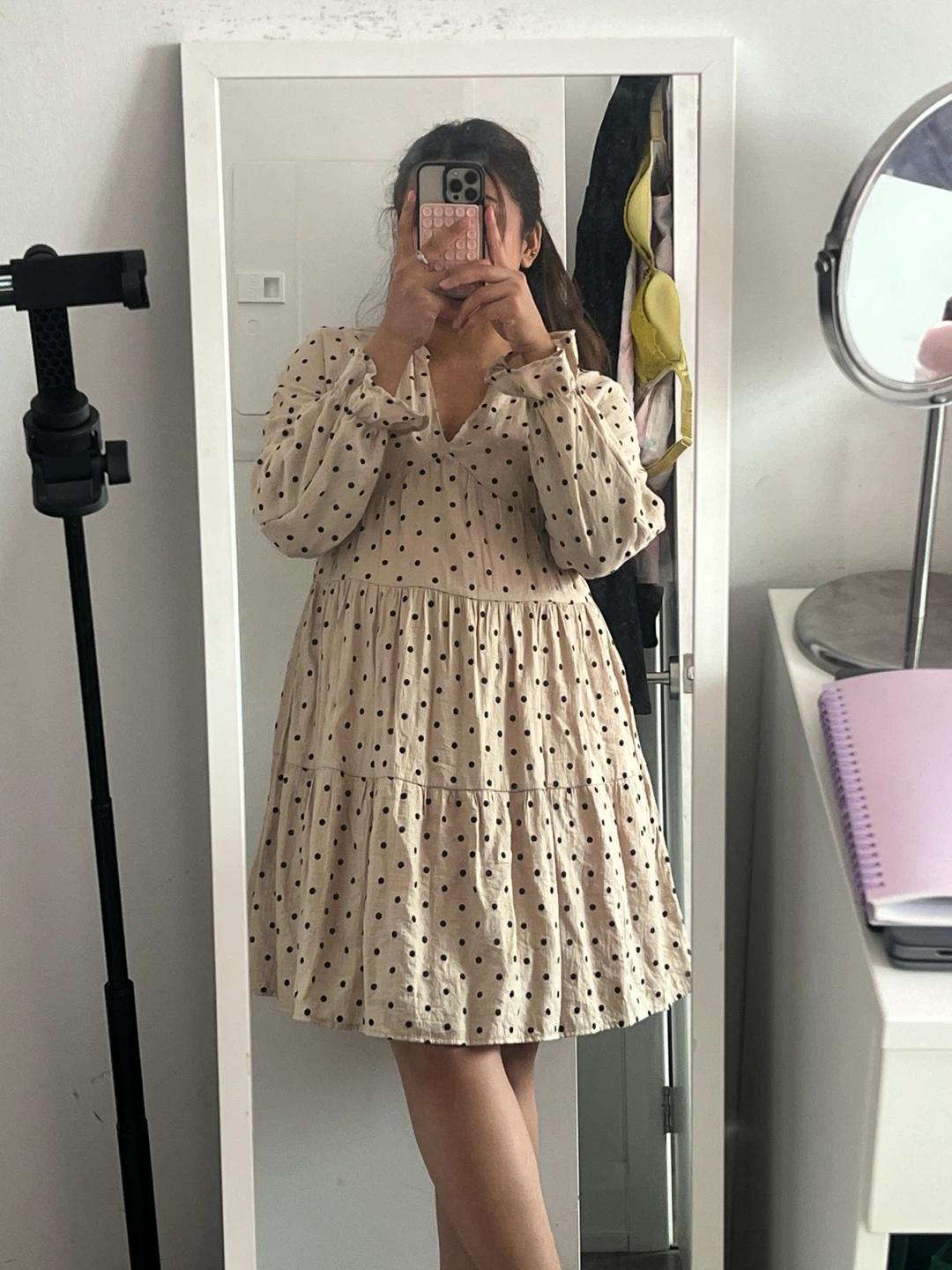 Primark Polka Dot Tiered Mini Dress - photo 2