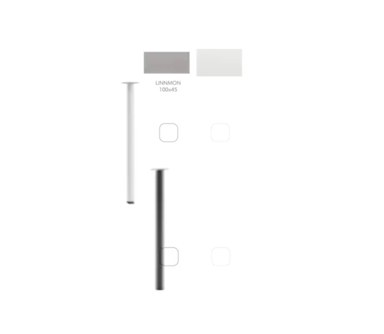 8 IKEA ODDVALD Legs (White & Black) - photo 2