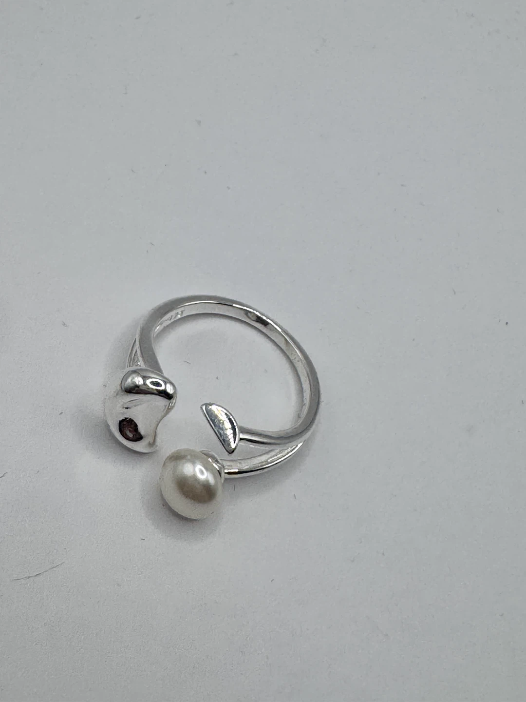 Sterling Silver 925 Pearl Ring - photo 3