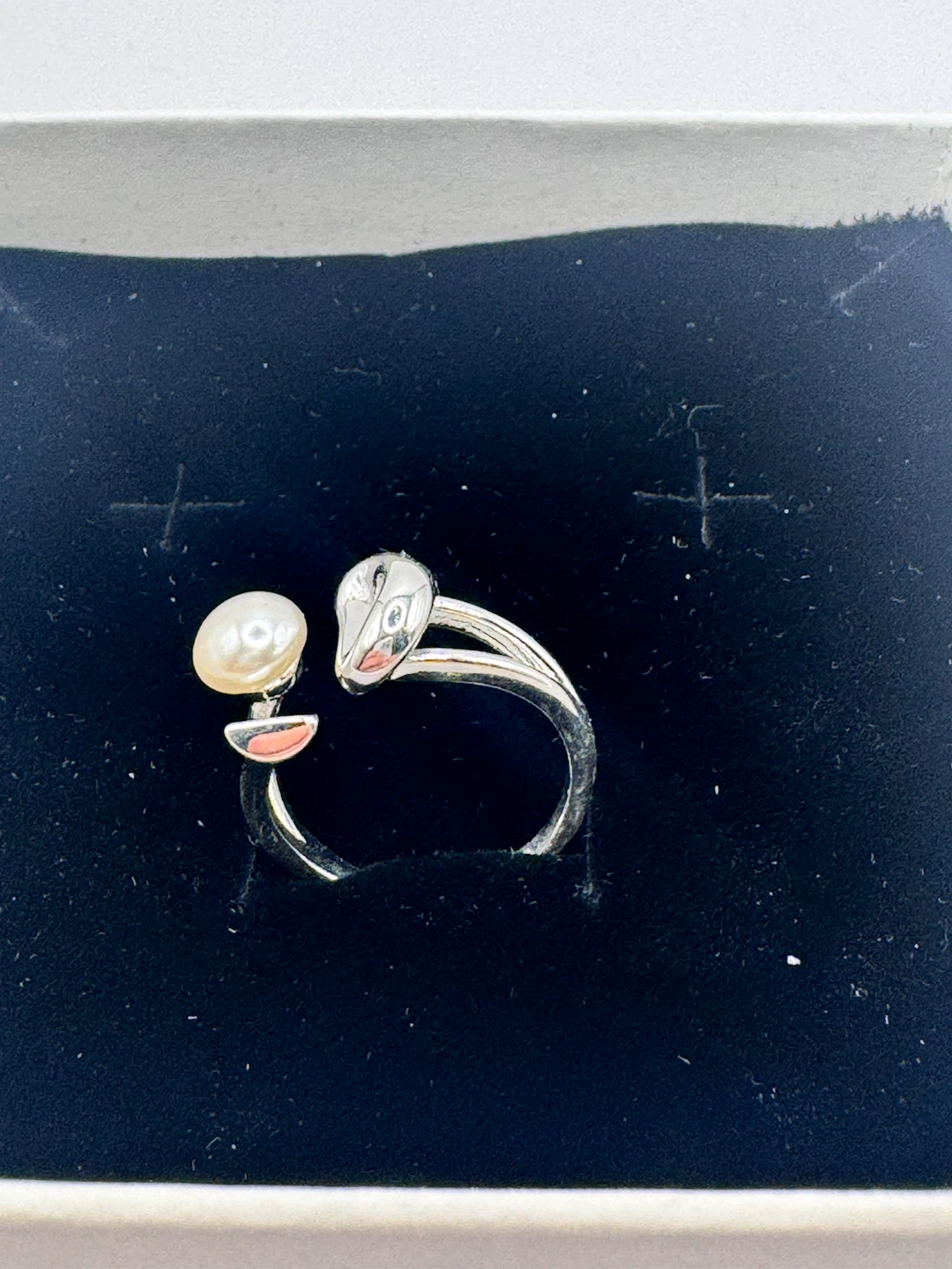 Sterling Silver 925 Pearl Ring - photo 4