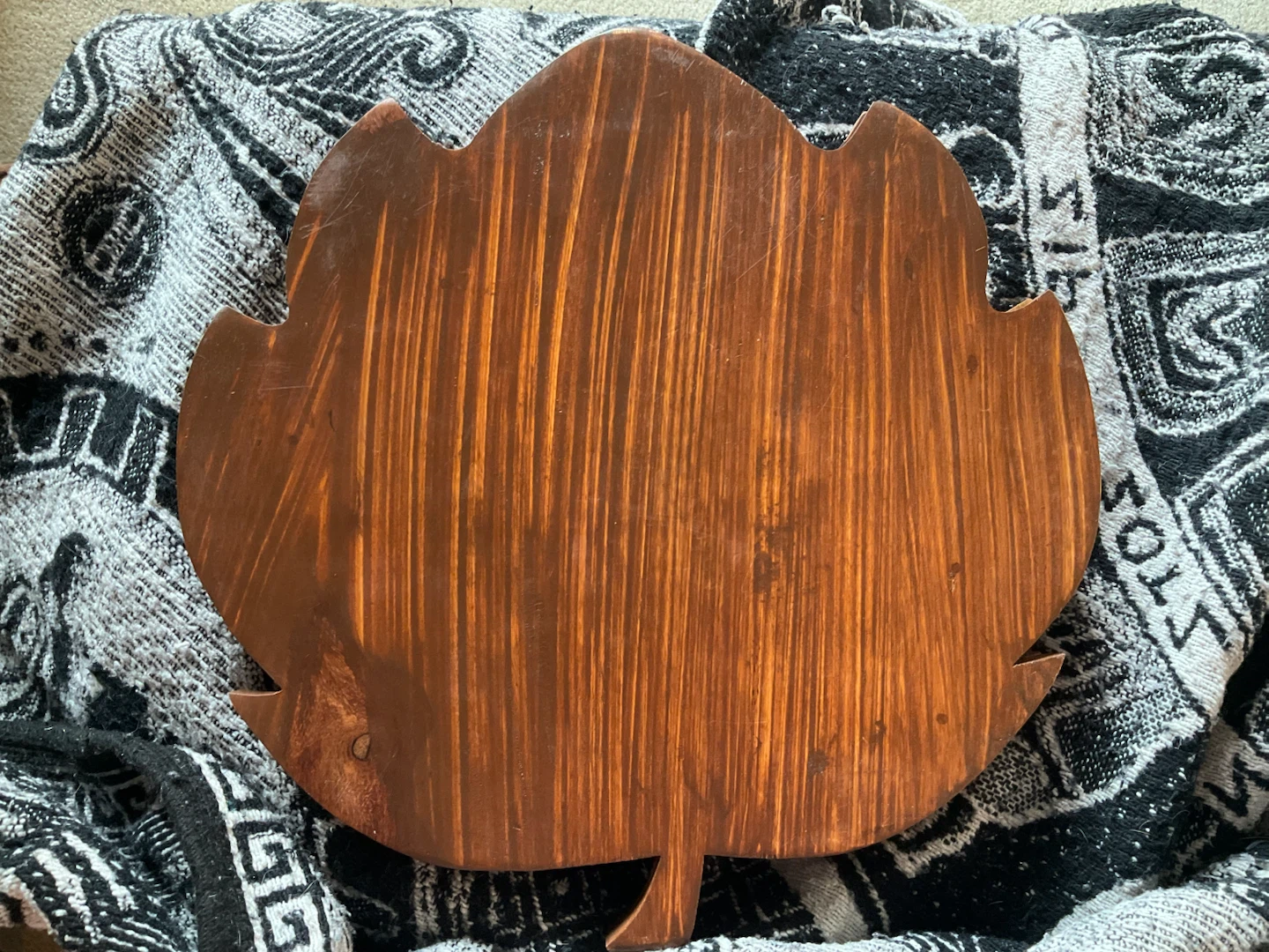 Wooden Carved Collapsible Fruit Basket - photo 2