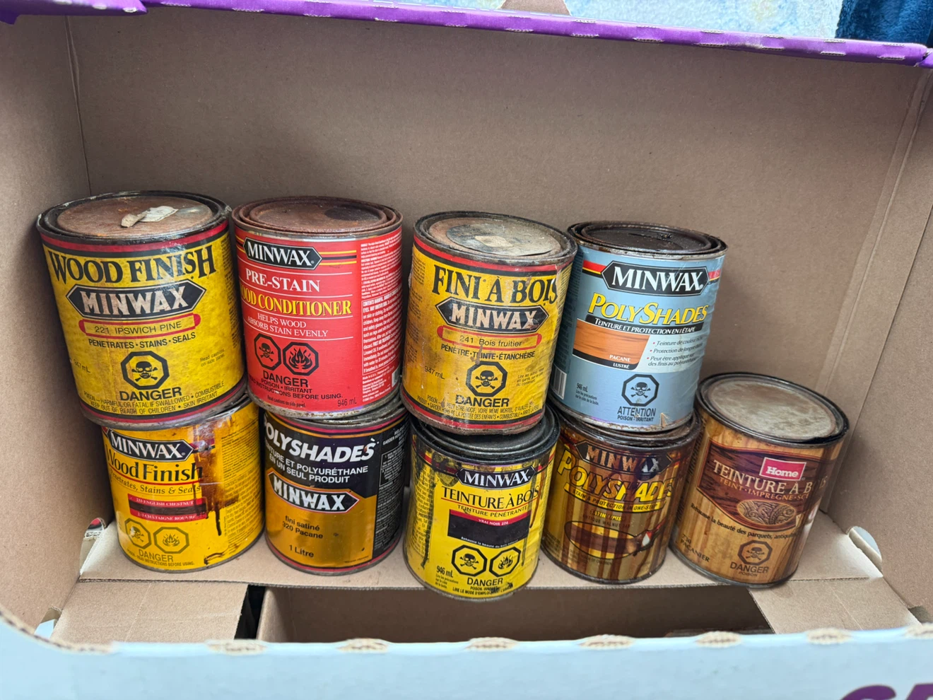 Minwax Wood Finish & PolyShades Wood Stain Lot - photo 3