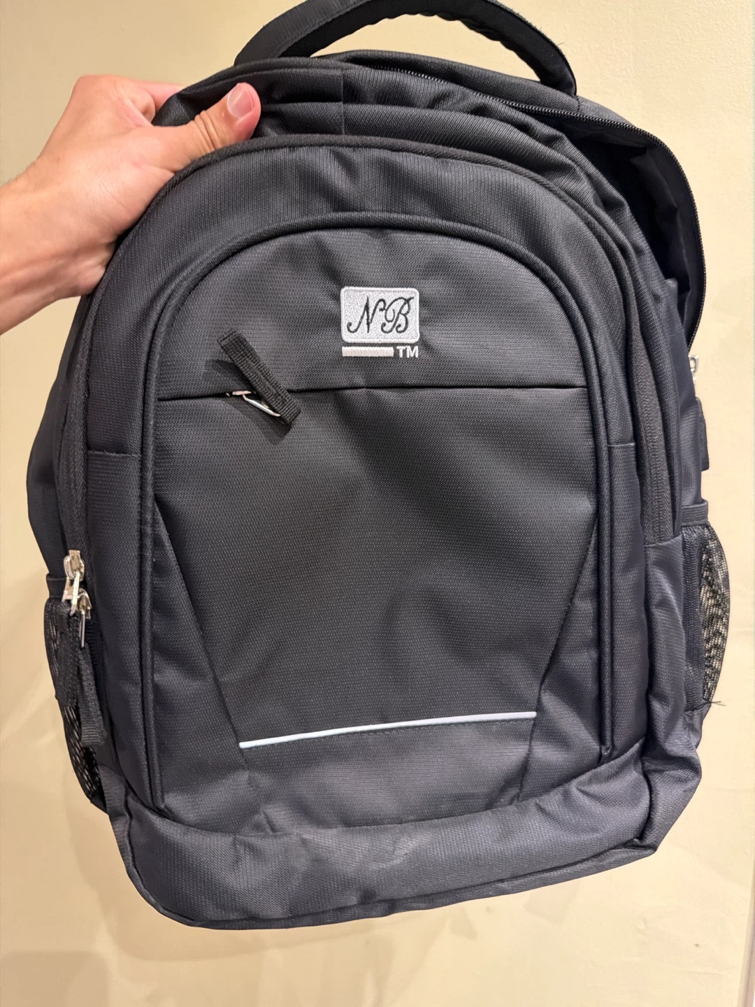 Black NB Backpack