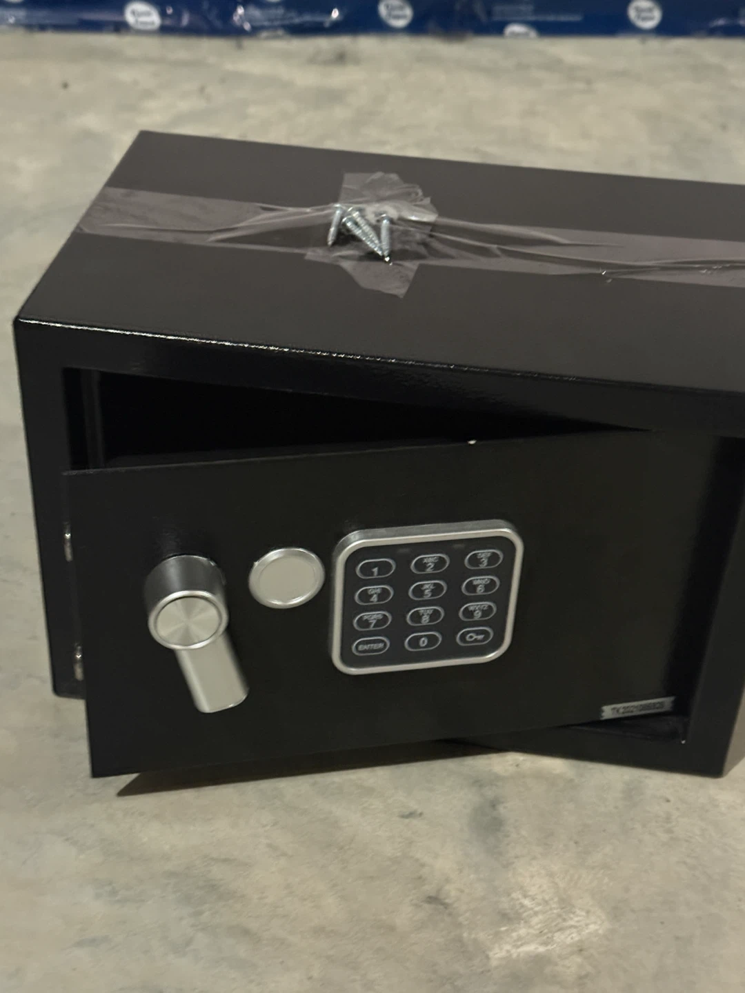Black Electronic Keypad Safe Box