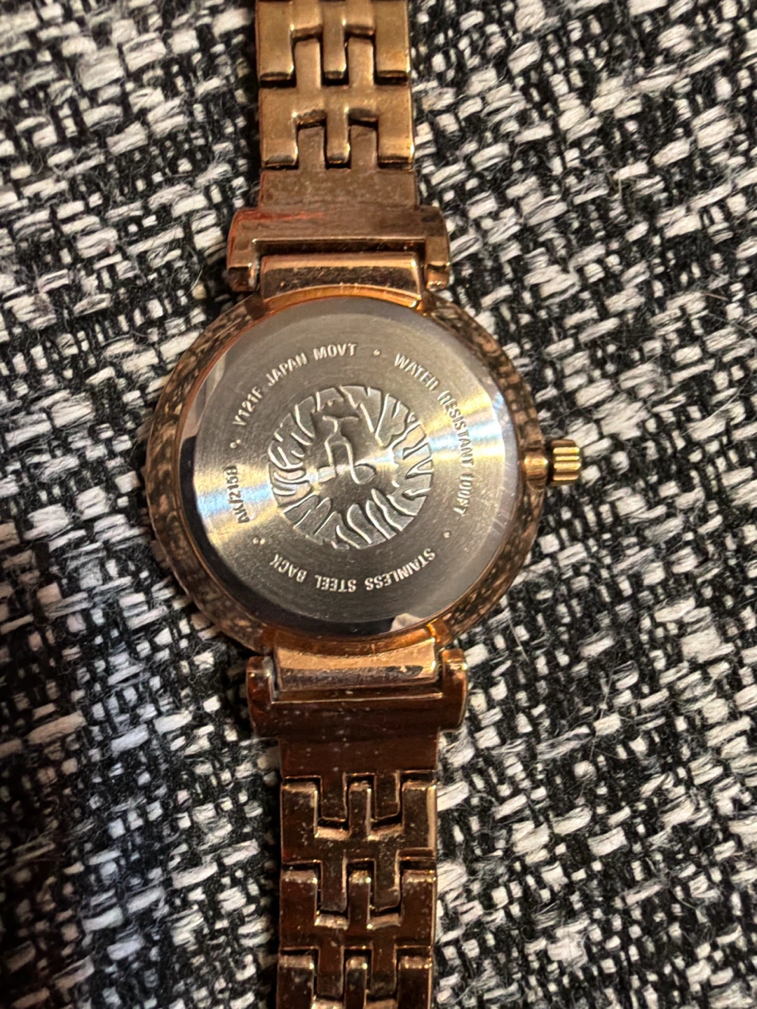 Anne Klein Rose Gold Tone Green Dial Watch - photo 2