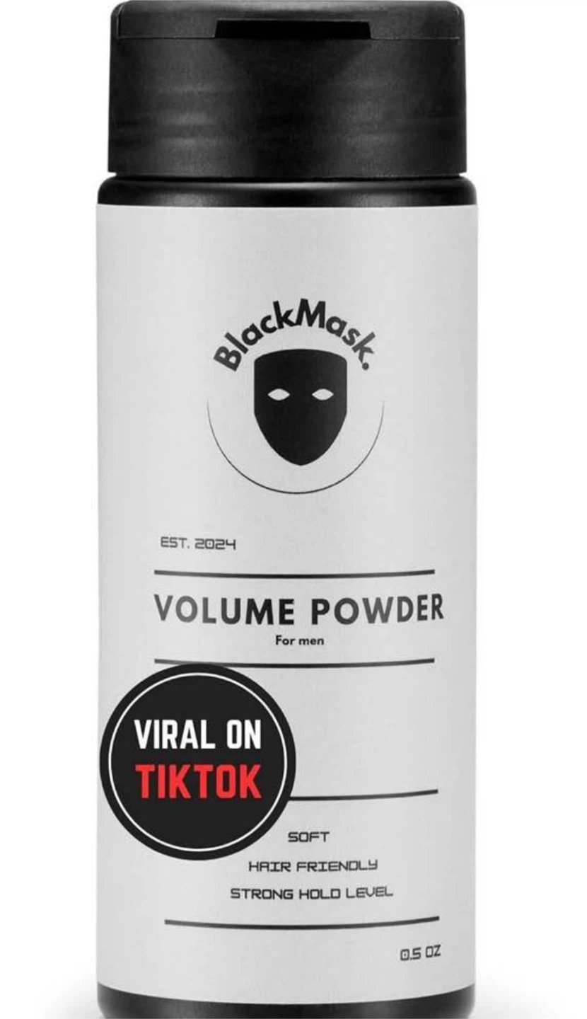 Black Mask Volume Powder for Men