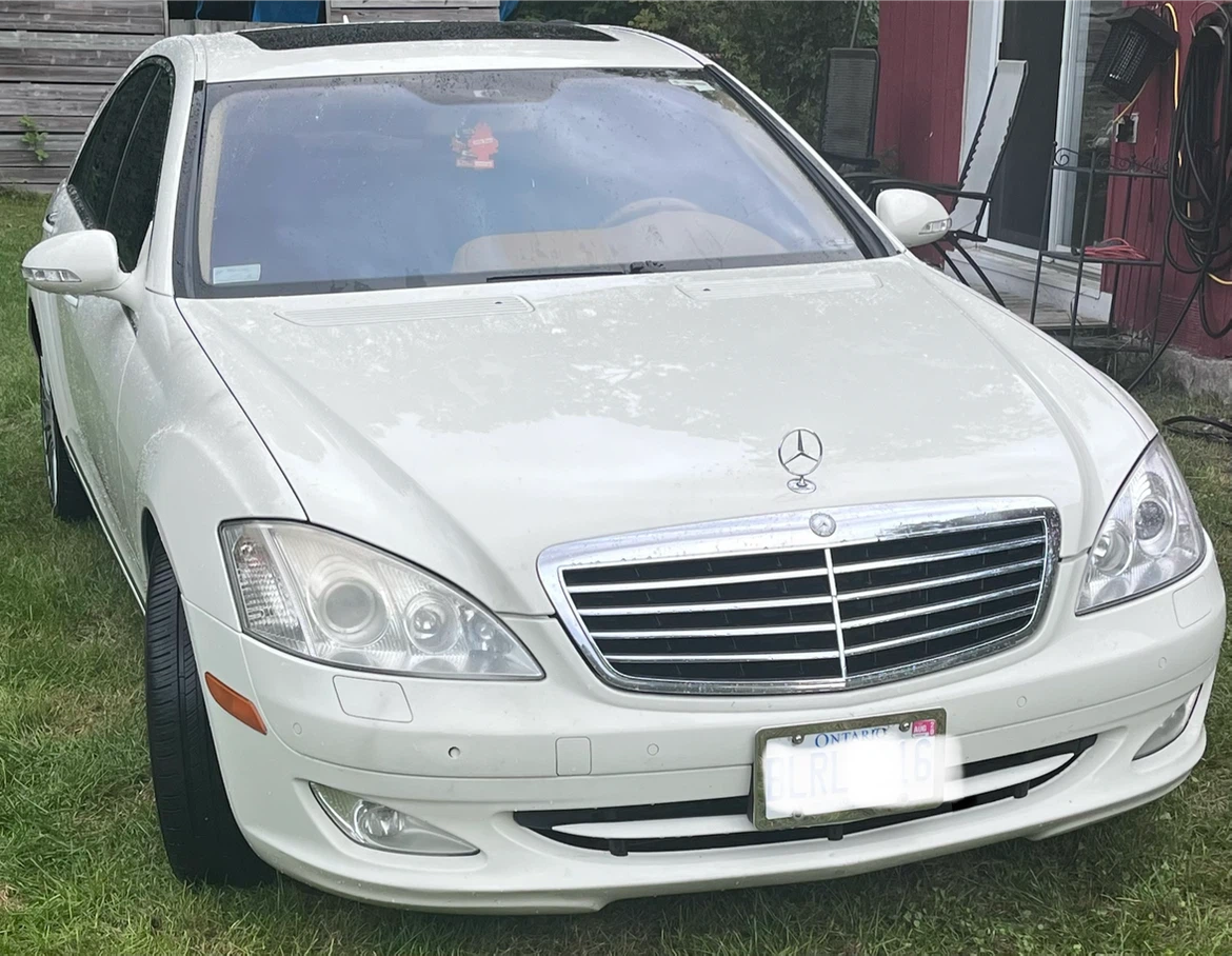 White Mercedes-Benz S450 4Matic Sedan - photo 2