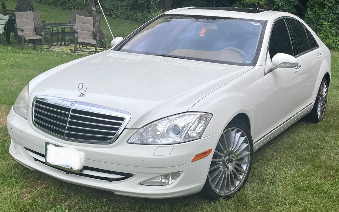 White Mercedes-Benz S450 4Matic Sedan - photo 3
