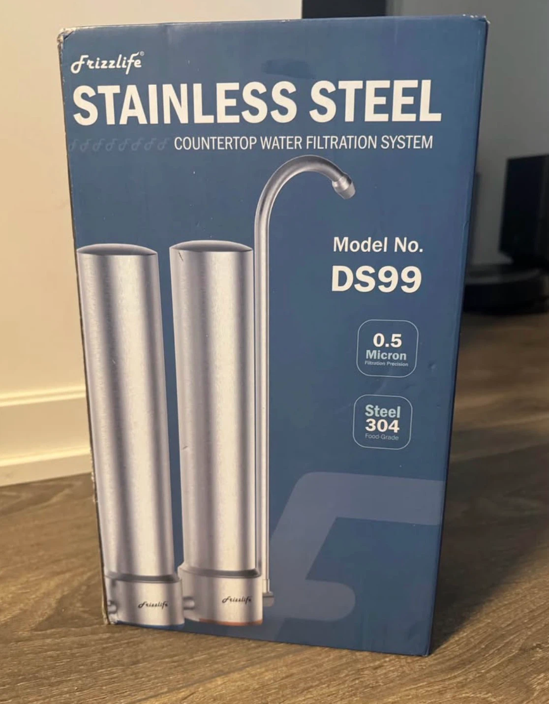 Frizzlife Stainless Steel Countertop Water Filtration DS99