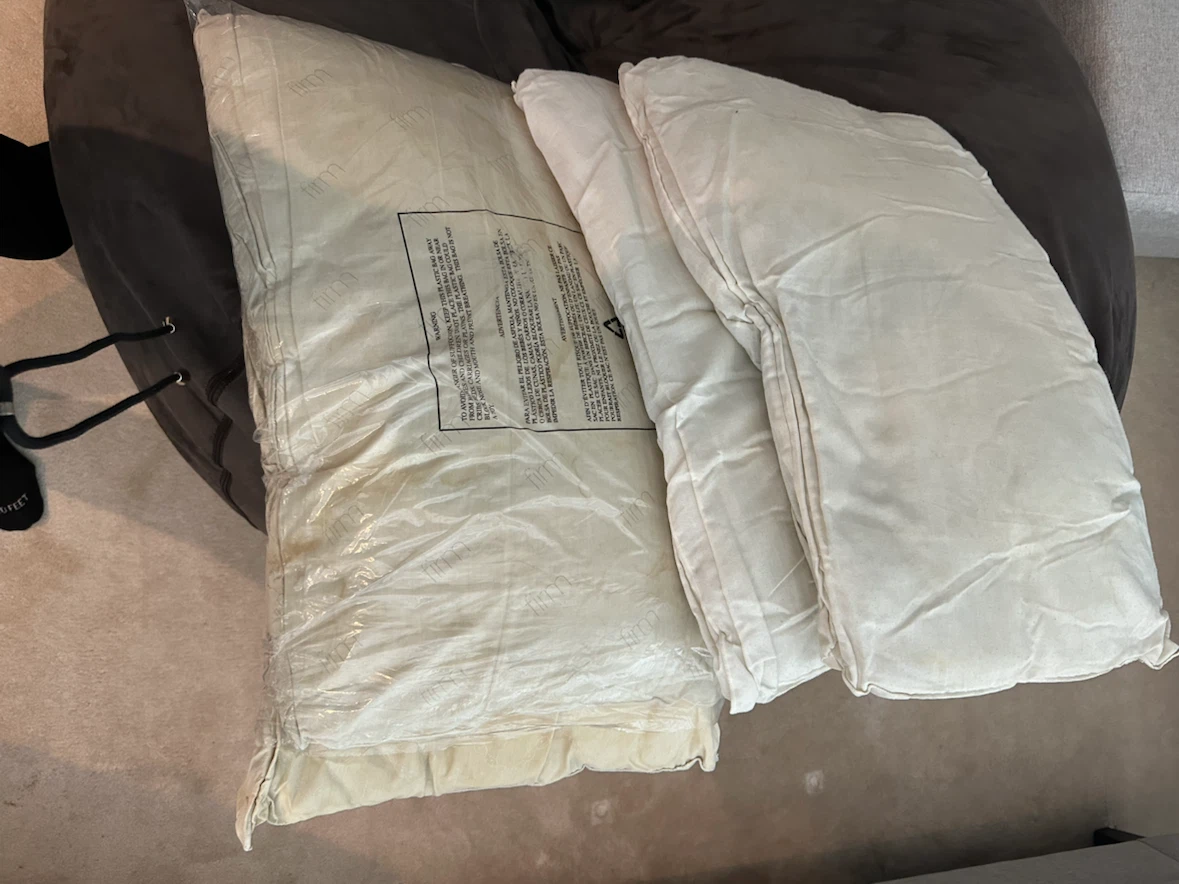 Bed Pillows x 4