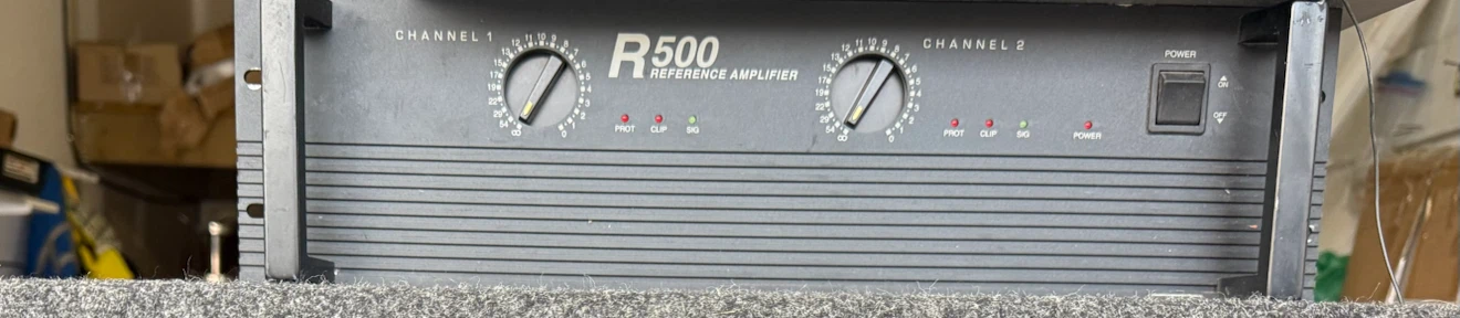 2 -18” subwoofer and powered R500 Reference Amplifier - photo 2