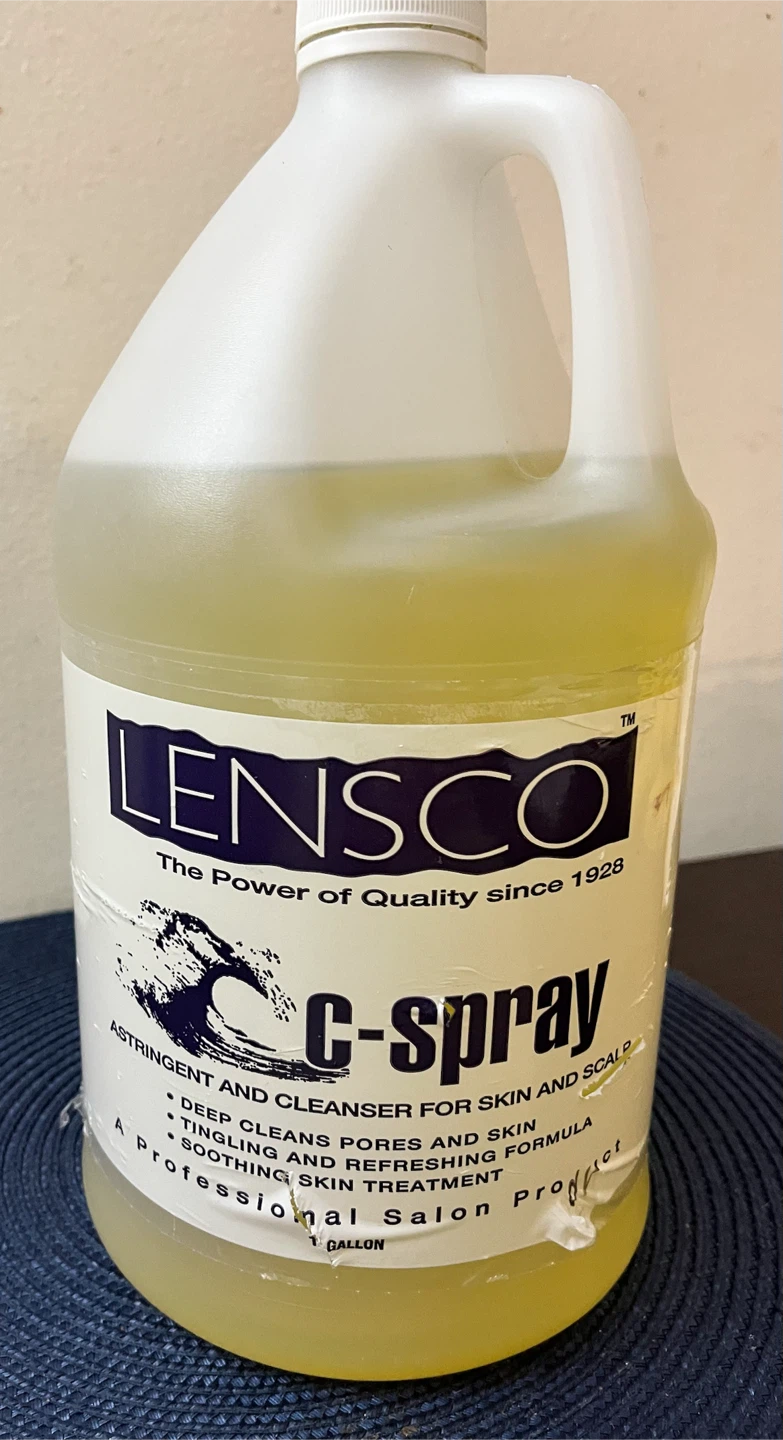 Lensco C spray. Astringent and cleanser for skin & scalp.