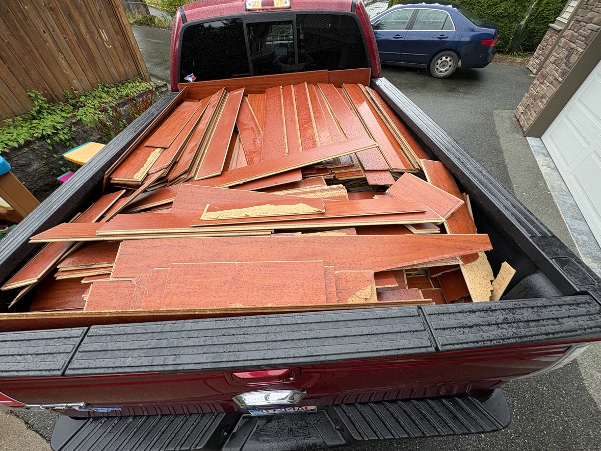 Junk removal and small deliveries like plywood and drywall - photo 3