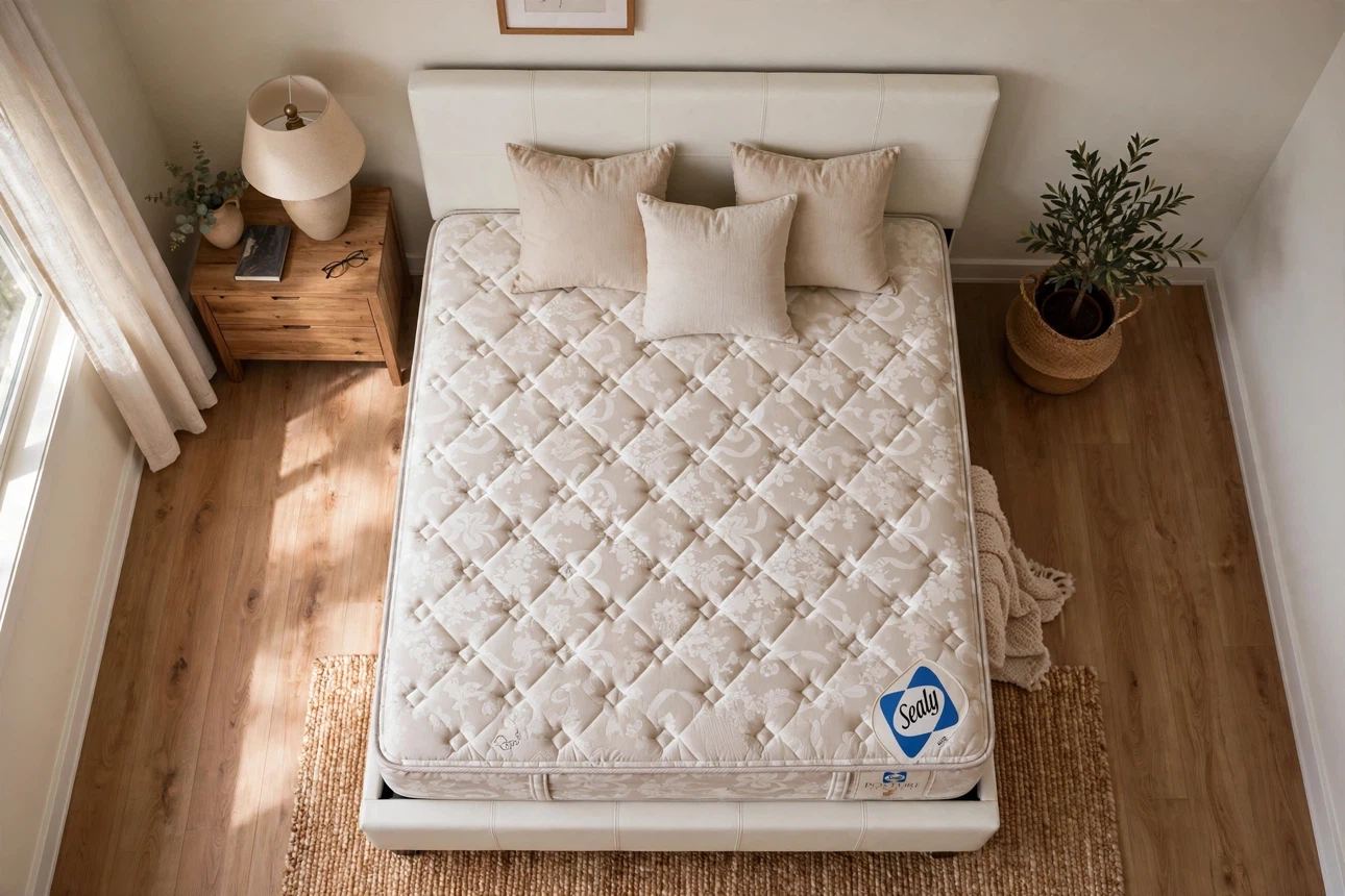 White Genuine Leather Queen Bed Set–Complete set - photo 3