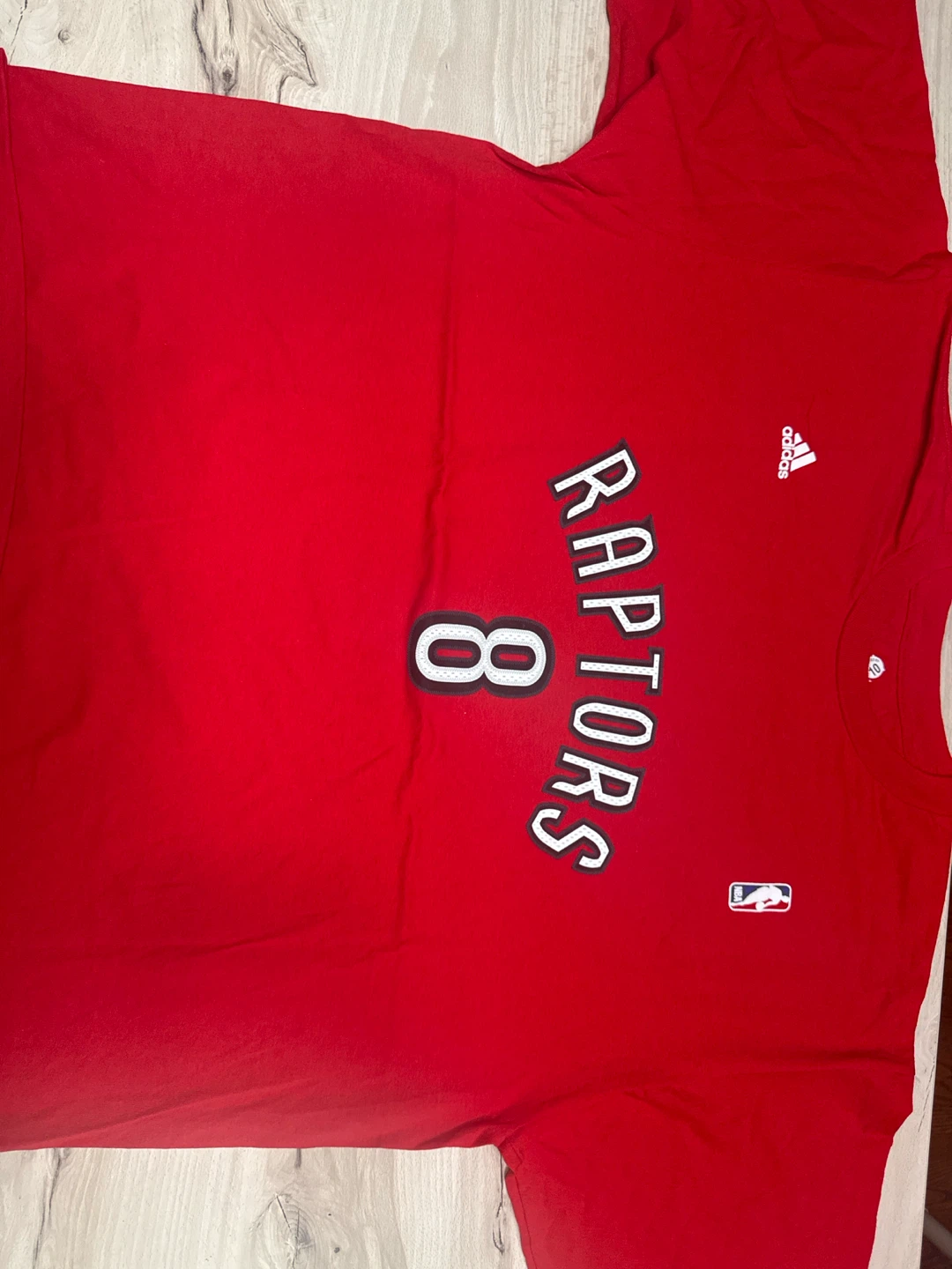 Adidas Raptors #8 Calderon T-Shirt