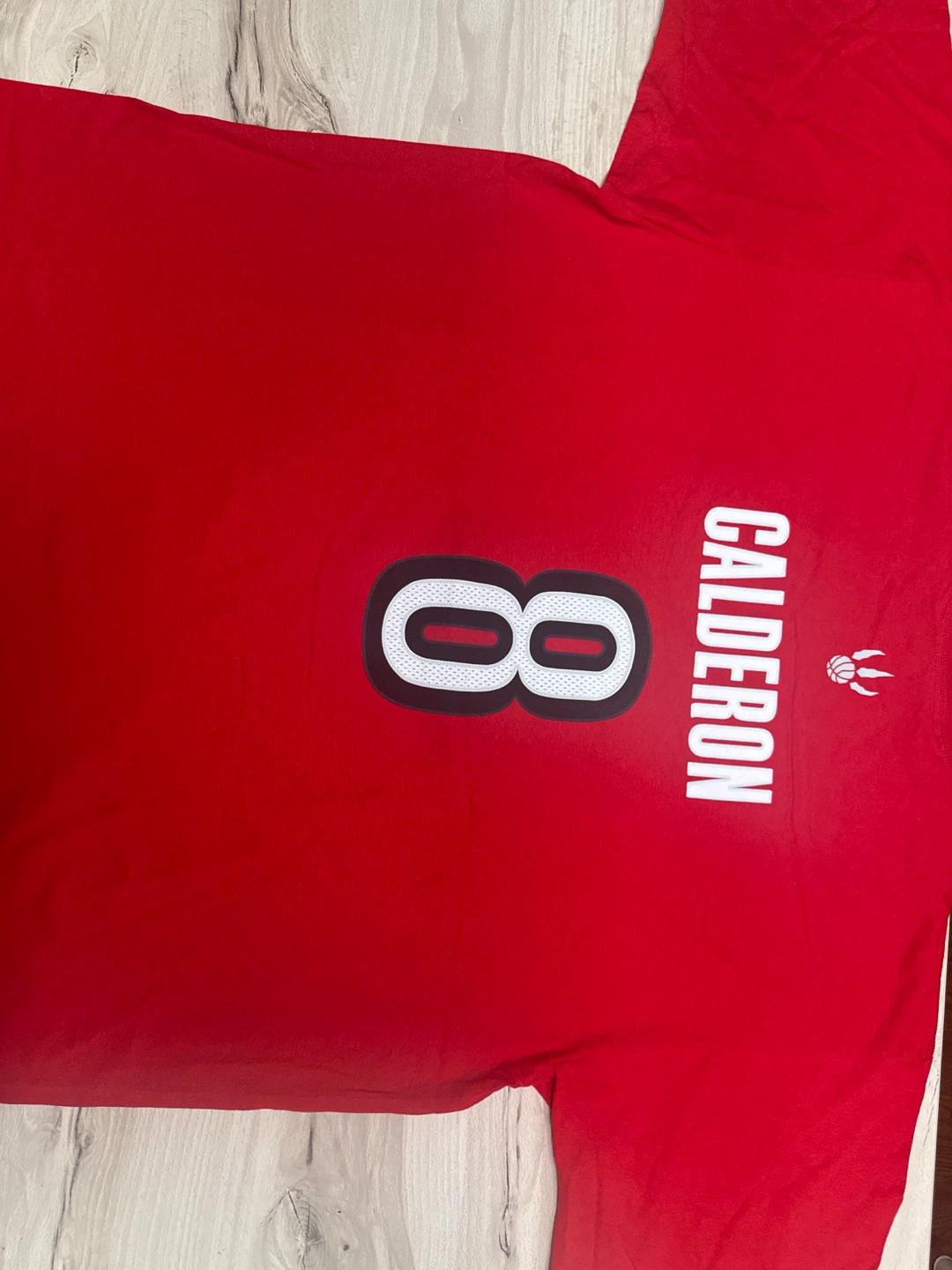Adidas Raptors #8 Calderon T-Shirt - photo 2