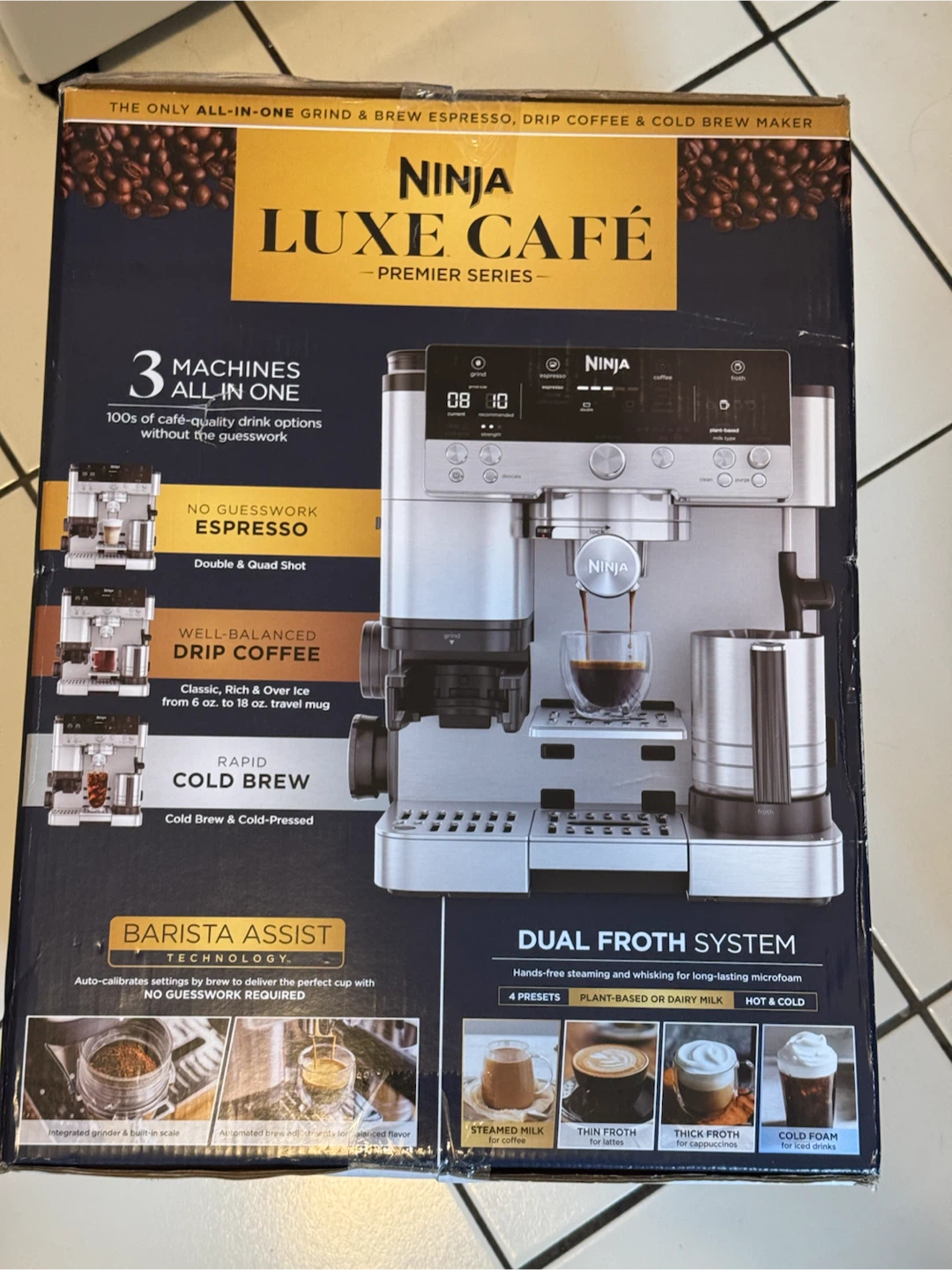 Sealed new in box Ninja Luxe Café Premier Series Coffee Maker