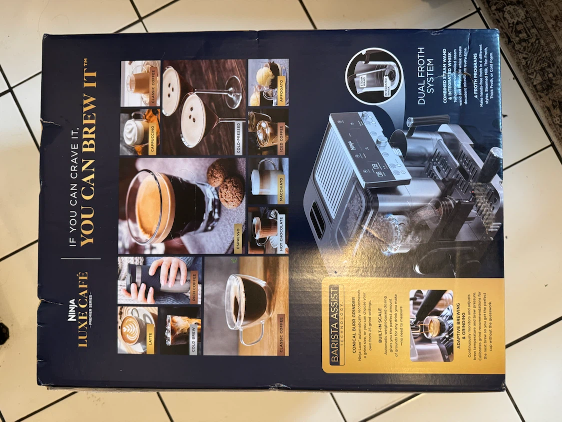 Sealed new in box Ninja Luxe Café Premier Series Coffee Maker - photo 2