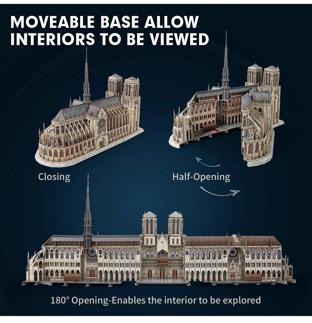CubicFun 3D Puzzle - Notre Dame de Paris - photo 3