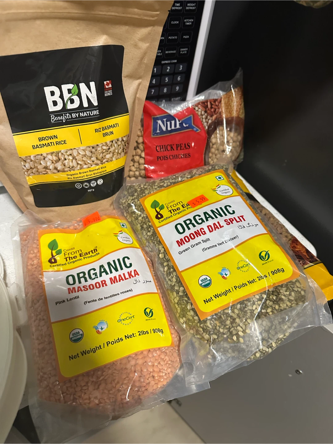 Free!  Lentils, Chickpeas and Basmati Rice bundle!