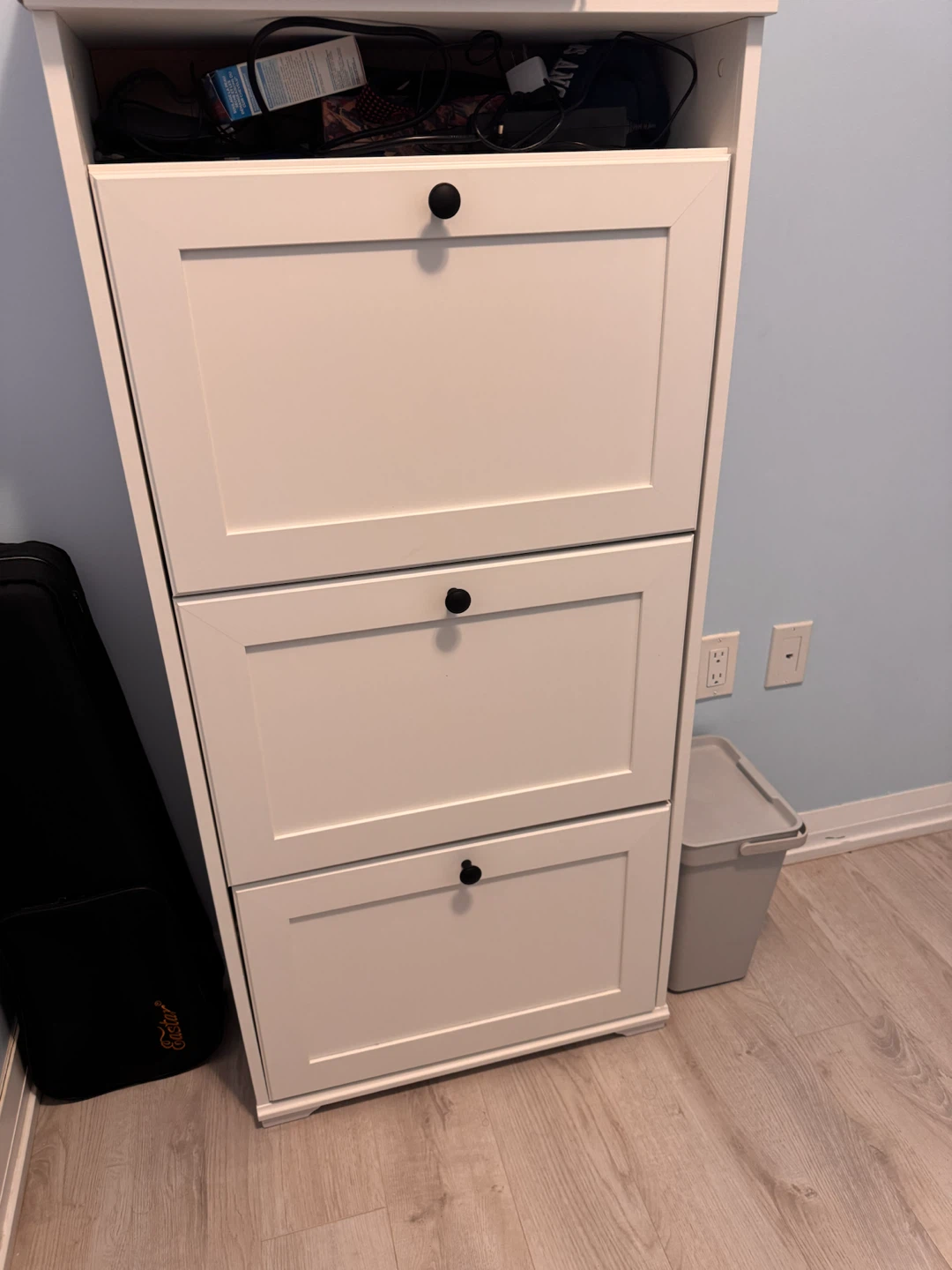 IKEA White 3-Drawer Shoe cabinet