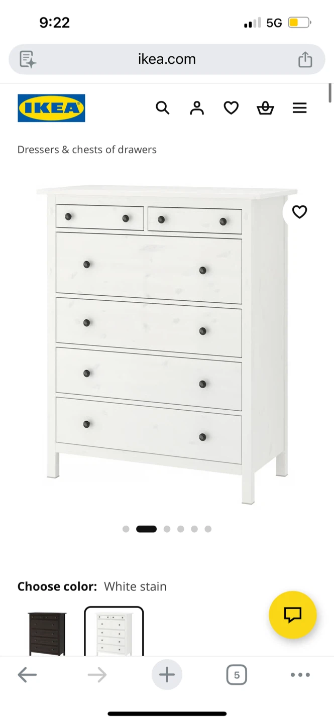 IKEA Hemnes 6-Drawer Dresser - photo 5