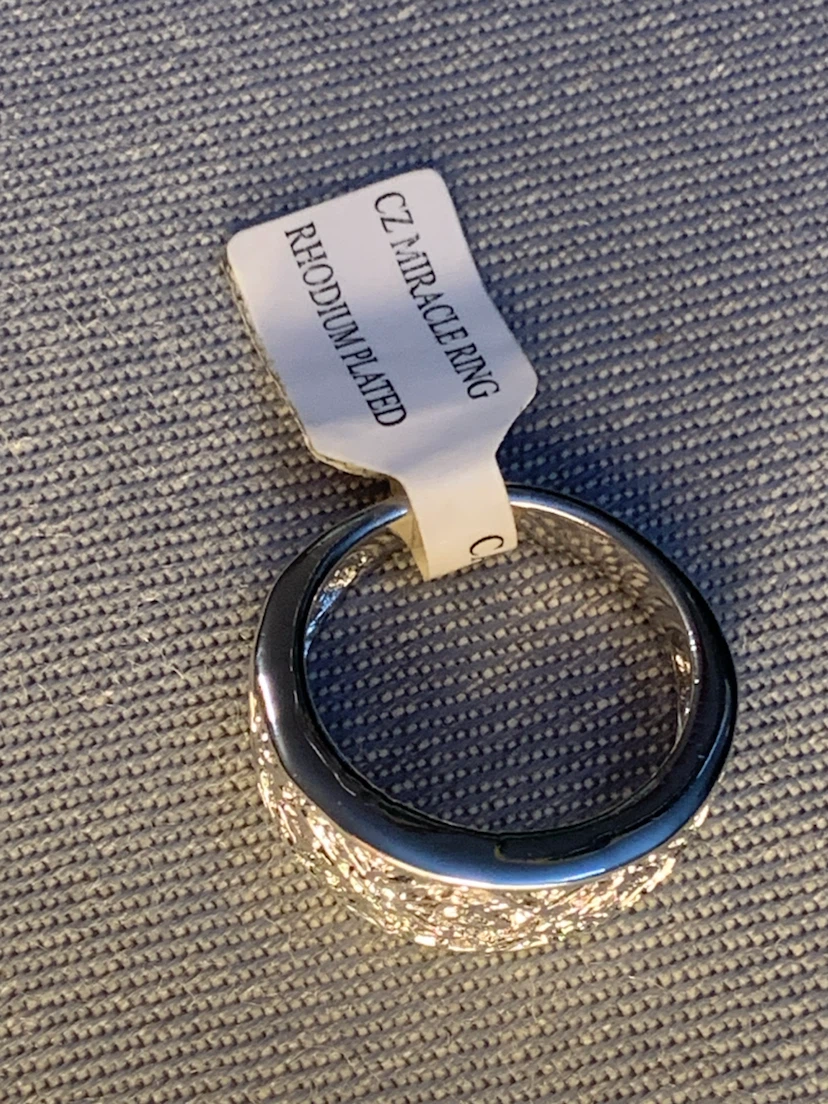 CZ Miracle Ring Rhodium Plated - photo 2