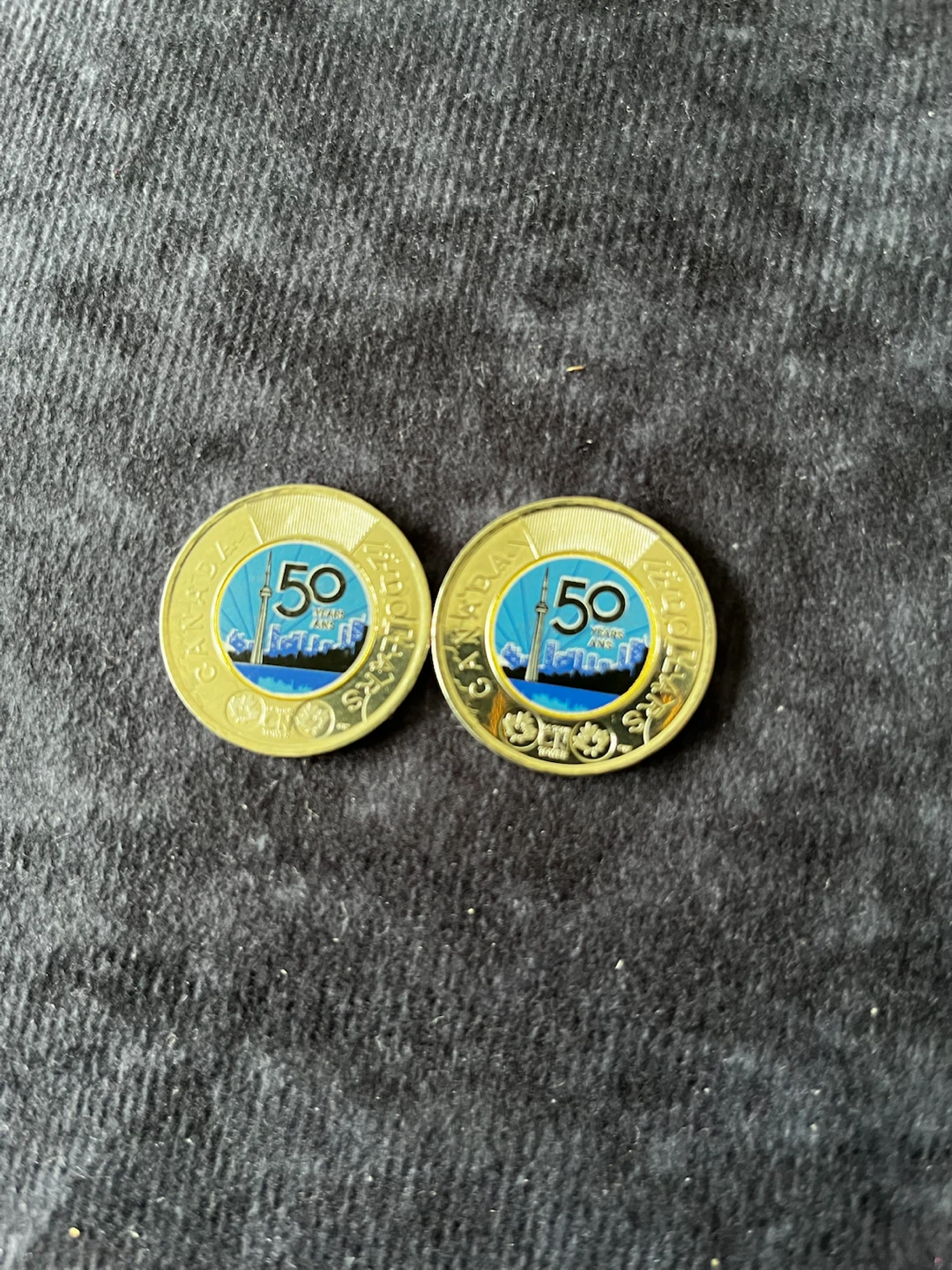 Canada 50 Years Loonie Coins