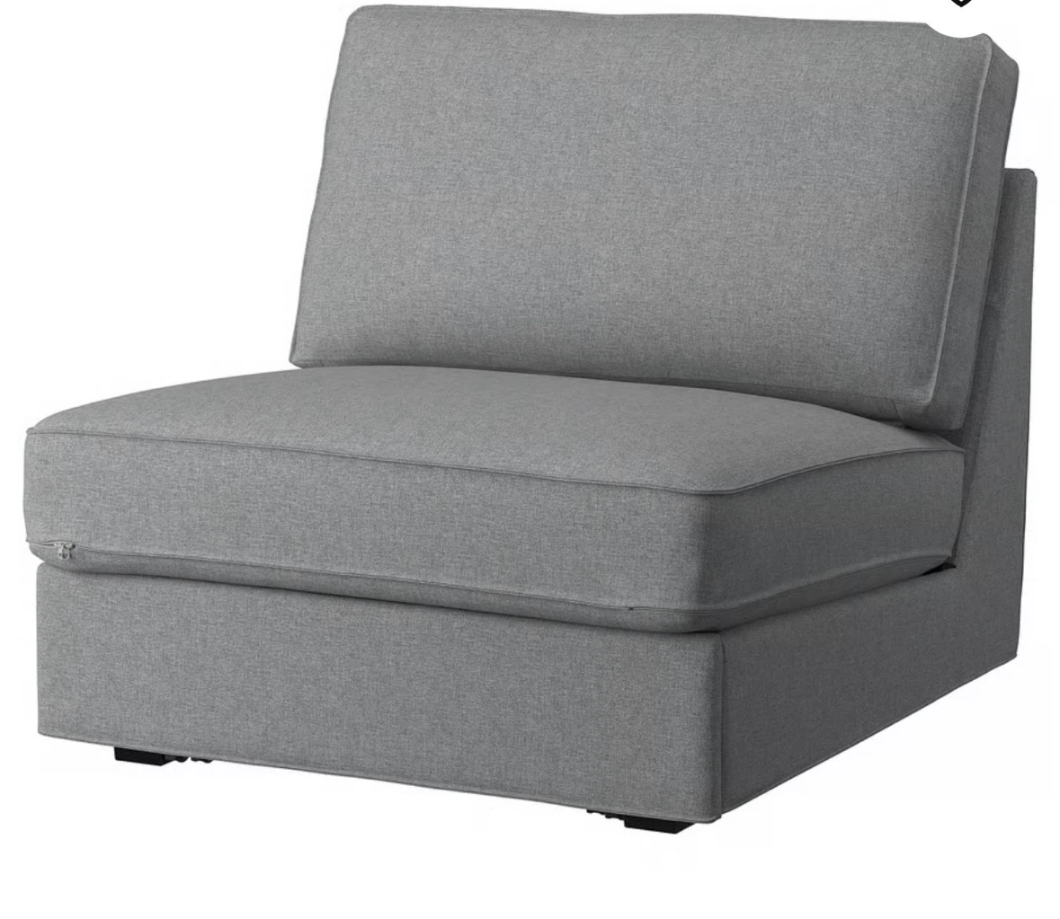 IKEA KIVIK 1-seat sleeper sofa, Tibbleby beige/gray