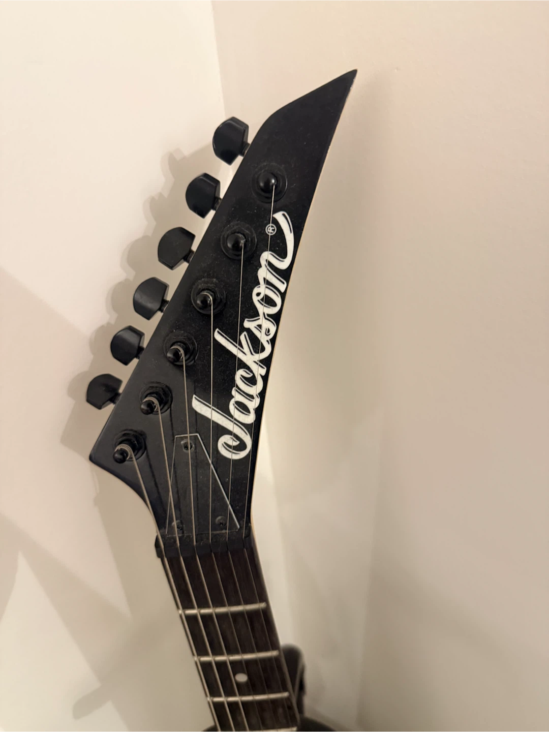 White Jackson Electric Guitar - photo 3