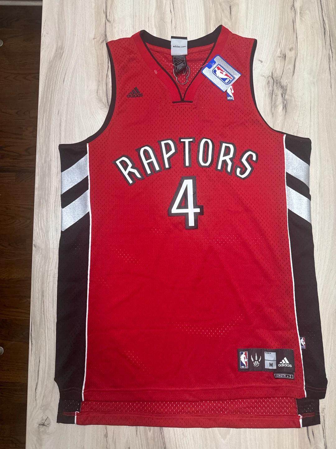 Adidas Toronto Raptors Chris Bosh #4 Jersey - photo 2