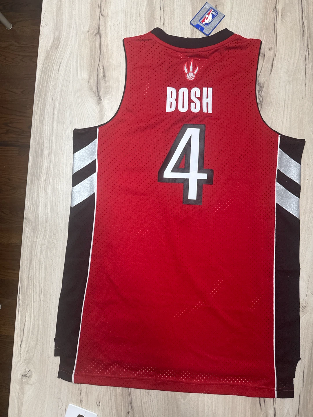 Adidas Toronto Raptors Chris Bosh #4 Jersey - photo 3