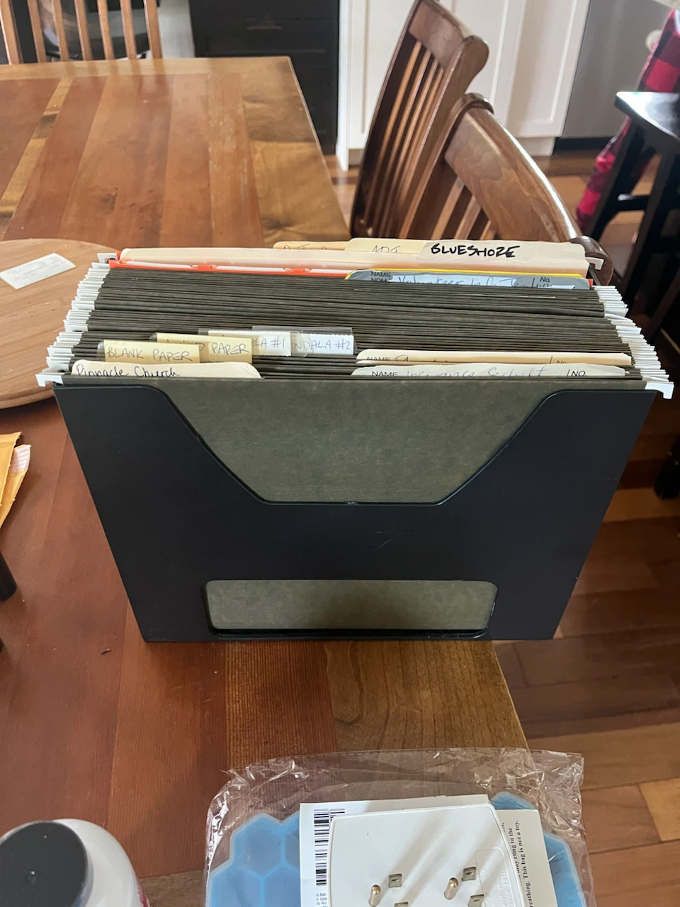 File Sorter with Hanging Folders