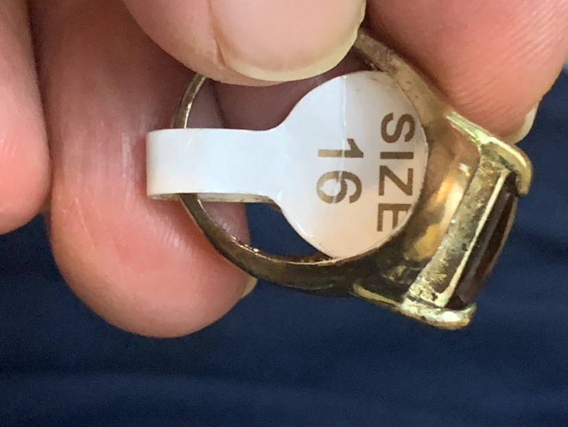 Electro Plated Ring Size 16 - photo 3