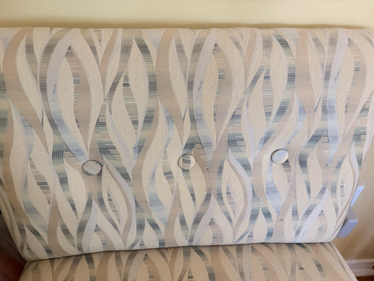 Accent Chair with Neutral Pattern
