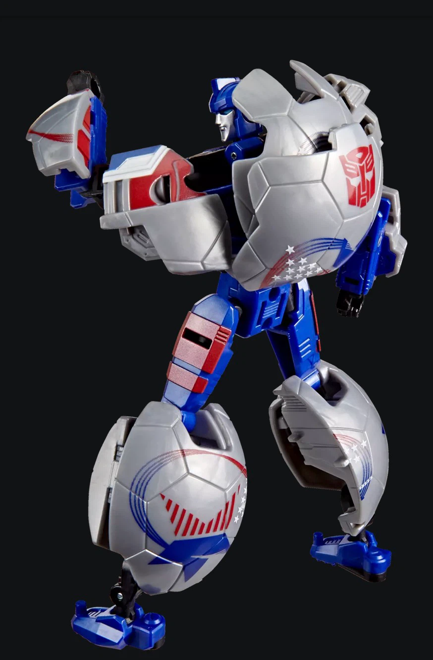 Transformers Breakaway "USA" Soccer Ball Robot Toy - photo 3