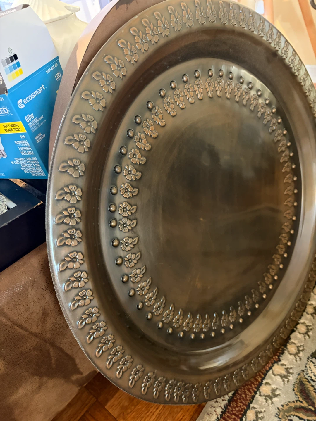 Decorative Metal Serving Tray - photo 2