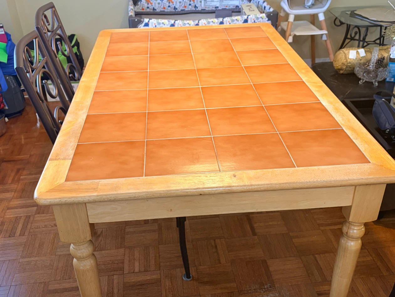 Tile-top Dining Table