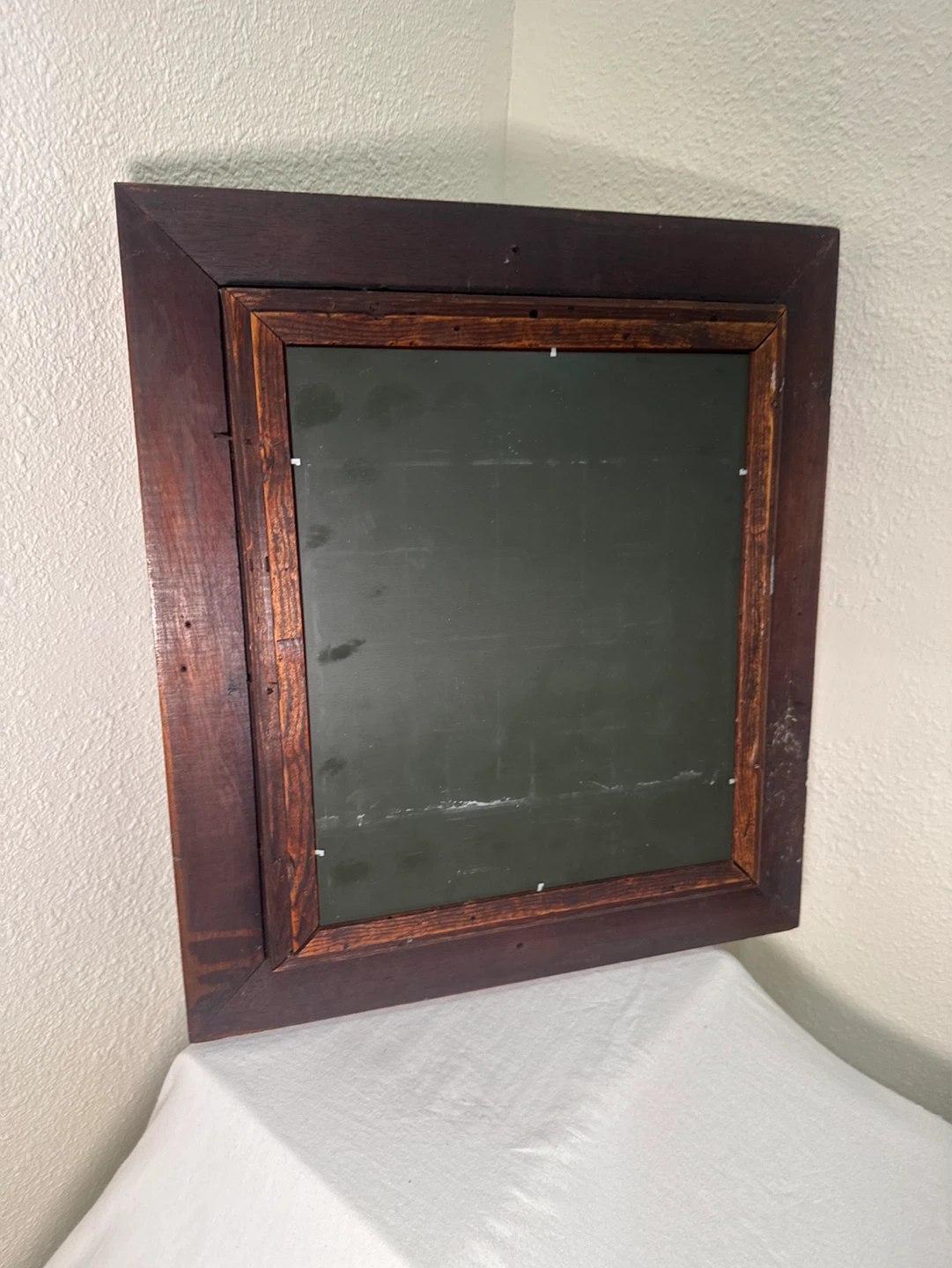 Decorative Wooden Wall Mirror - photo 4