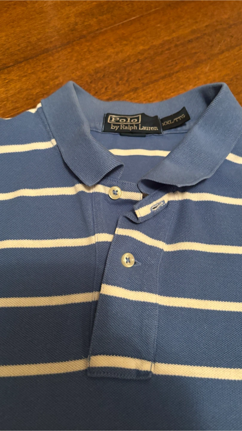 Polo Ralph Lauren Striped Polo Shirt - Blue/White - XXL - photo 4